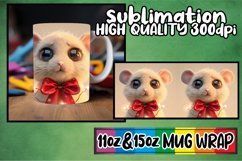 Winter 3D Christmas Mug Wrap Design 11oz 15oz Product Image 1