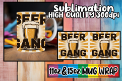 Happy journeys 11oz 15oz sublimation wrap, Retro Food Product Image 1