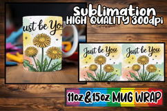 Cozy afternoons 11oz 15oz sublimation wrap, Flowers Quote Product Image 1