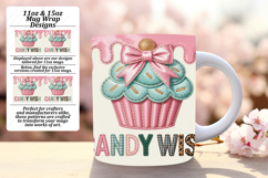 Inspirational 11oz Mug Wrap Png Artwork , Holiday Product Image 1