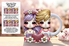 Playful Png For 15oz Mug Wrap , 3D Characters Product Image 1