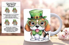 Joyful 11oz Mug Wrap Png Design , St Patrick Product Image 1