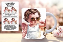 Luxurious 11oz Mug Wrap Png Design , Cupid Product Image 1