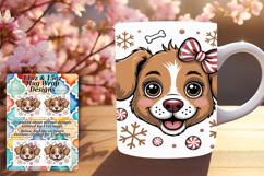 Eye-Catching 15oz Mug Wrap Png , Cute Christmas Product Image 1