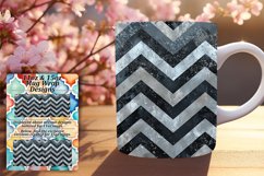 Shiny Glitter Stripe 11oz/15oz Pattern Mug Wrap Product Image 1