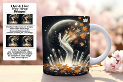 Elegant 11oz Mug Wrap Png Design , Mystic Product Image 1