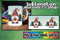 Pure joy 11oz 15oz sublimation wrap, Gnomes Product Image 1