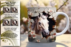 Artistic Peek Horse Watercolor Mug Charm Product Image 1