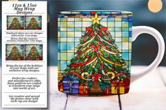 Seasonal Glass Art Wrap - Festive Mug Design Product Image 1