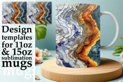 Shimmering Forestscape Mug Wrap: Sublimation, 11oz &amp; 15oz Product Image 1
