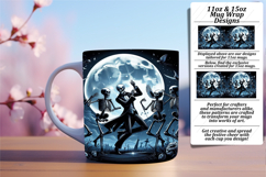 Flawless 11oz Mug Wrap Png Artwork , Horror Halloween Product Image 1