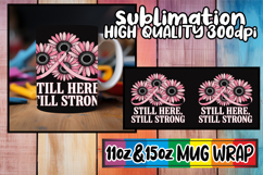 Heartfelt vibes 11oz 15oz sublimation wrap, Breast Cancer Product Image 1