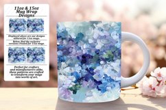 Elegant Floral Mug Sublimation: Springtime Joy Product Image 1