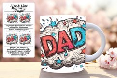 Smiling Father's Day Cartoon Sublimation - 15oz Product Image 1