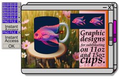 Neon Paradise: Sublime 15oz Mug Sublimation Collection 11oz Product Image 1