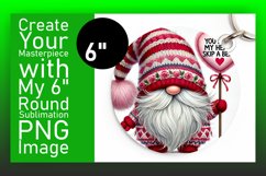 Cute Round Design Coaster Template , Gnomes Product Image 1