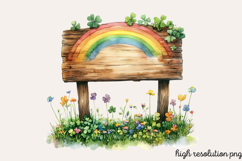St Patricks Day Signs Clipart PNG Product Image 1