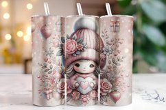 Christmas Doll Tumbler Wrap | Sublimation Product Image 1