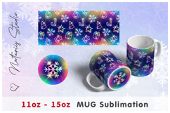 Bright Christmas Mug Design - 11oz-15oz Bottom Coffee Mug Product Image 1