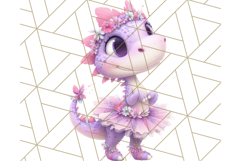 Dinosaur Costume Clipart, Cute Dinos in Halloween Outfits Product Image 3
