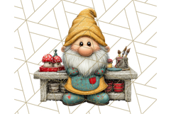 Christmas Gnome Clipart, Holiday Gnomes PNG Illustrations Product Image 3