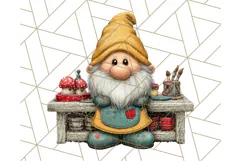 Christmas Gnome Clipart, Holiday Gnomes PNG Illustrations Product Image 3