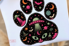 Spooky UFO Black Cat Clipart Bundle Product Image 4