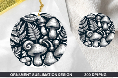 Pattern Stained Glass Ornament PNG ,Digital Download File Product Image 1