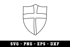 Tampler Shield Svg Design| SVG Cut files | Cricut Product Image 1