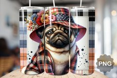 Dog Tumbler Sublimation - 20 Oz Skinny Tumbler Product Image 1