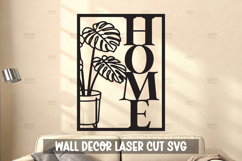 30 Modern Plant Wall Art SVG I Botanical Laser Cut Wall Art Product Image 27