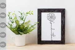 Grandmother Flower SVG Design/ Mother's Day SVG Cut Files Product Image 4