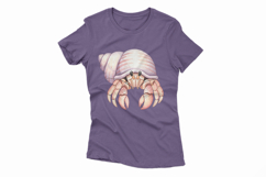 Hermit Crab Seashell Ocean Dweller Marine PNG Summer Product Image 4