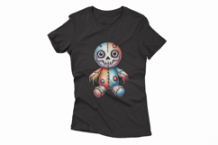 Skull Face Stitched Doll Halloween Voodoo PNG Cute Product Image 4