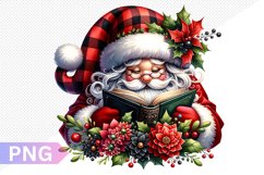 Christmas Santa Sublimation - Clipart PNG Design Product Image 1
