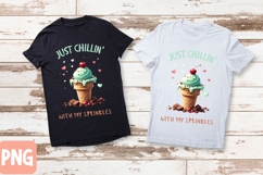 Funny ice cream quote PNG for sublimation and T-shirt design Product Image 1