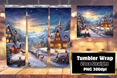 Christmas Village Magic Tumbler Wrap 20oz Product Image 1