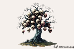 Gothic Easter Creepy Sublimation Clipart PNG Product Image 1