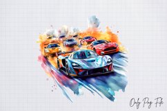 Racing Nursery Clipart PNG Product Image 1