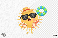 Cute Summer Sun Clipart Product Image 1