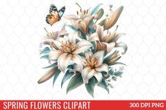 Spring Flowers Clipart Product Image 1
