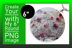 Radiant Floral Keychain Design Product Image 1