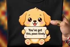 Tiny Animal Motivation Clipart Bundle | Cute Kawaii Animal Product Image 2
