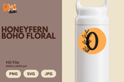 Honeyfern Boho Floral Monogram Product Image 1