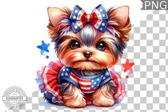 4th of July Dog Sublimation - Clipart PNG Design Product Image 1