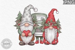 Christmas Gnome Sublimation - Clipart PNG Bundle Product Image 12