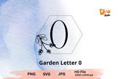 Garden Letter Monogram Product Image 1
