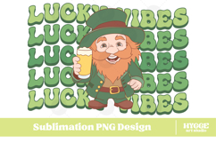 Happy St Patrick&#039;s Day PNG DTF Irish Lucky Leprechaun Beer Product Image 1