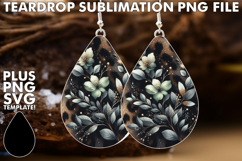 Radiant Teardrop Earrings Gift Ideas, Leopard Prints Product Image 1
