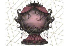 Gothic Halloween Clipart Dark Aesthetic PNG, Halloween Png Product Image 3